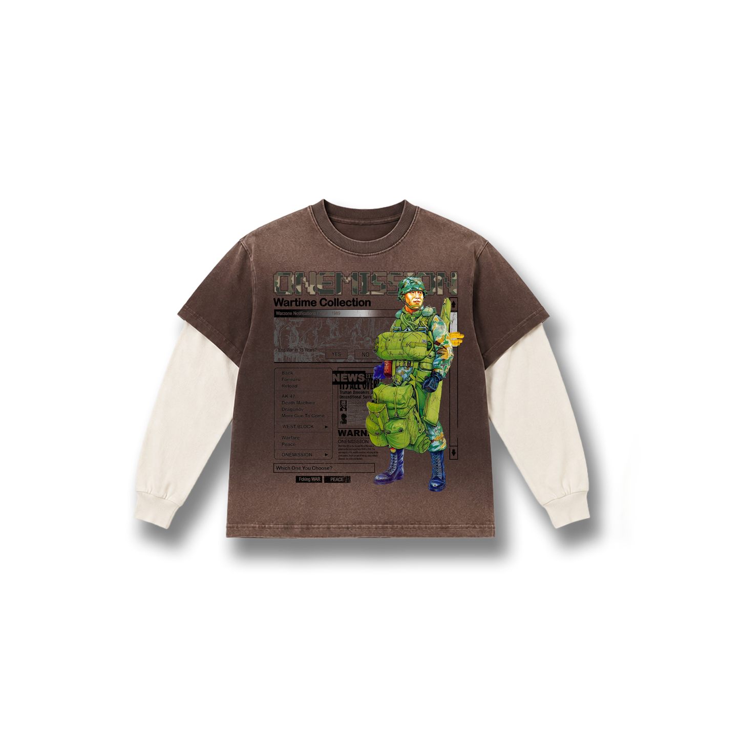 Skater Tee (Brown)