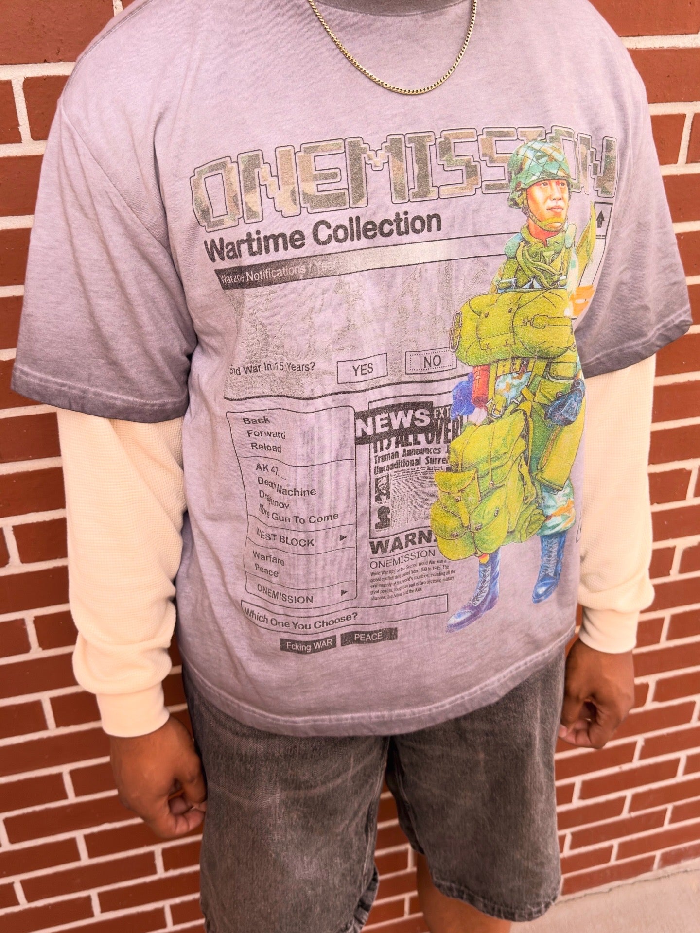 Skater Tee (Gray)