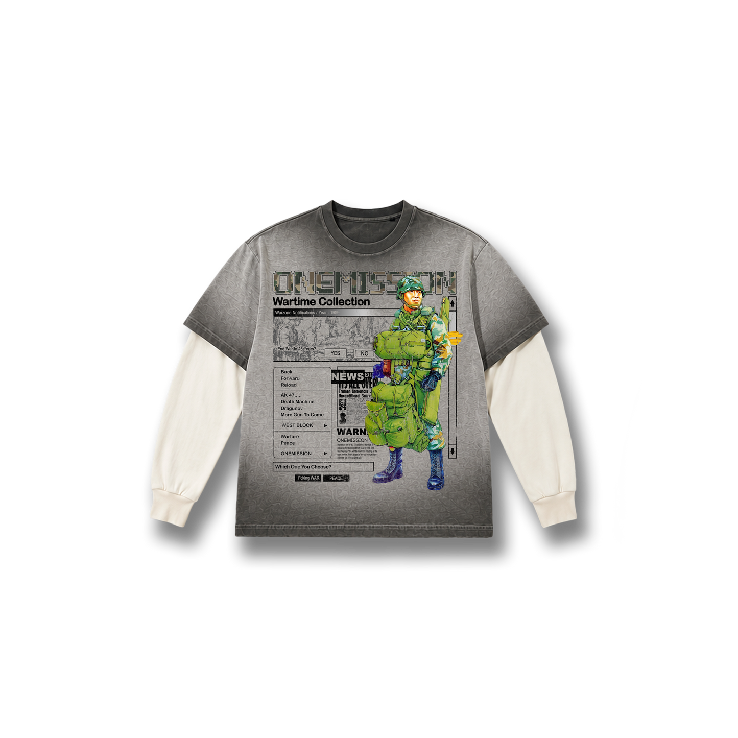 Skater Tee (Gray)